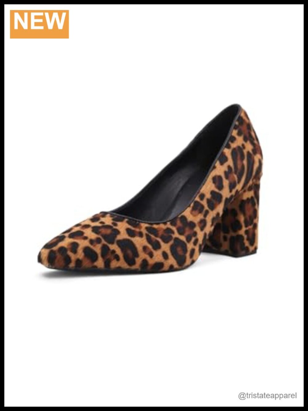 Aquatalia Peony Leather Pump Water Resistant Block Heel